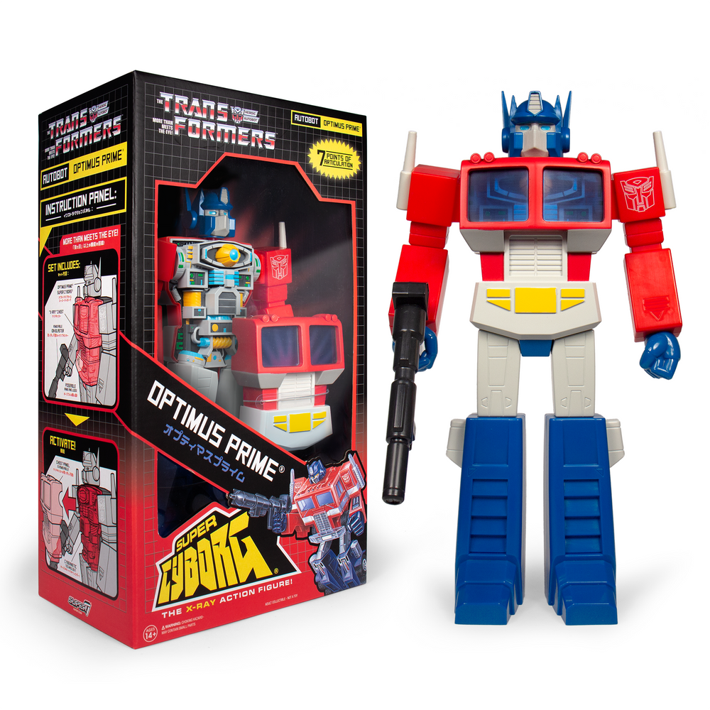 Super7 Transformers Optimus Prime Super Cyborg Figure