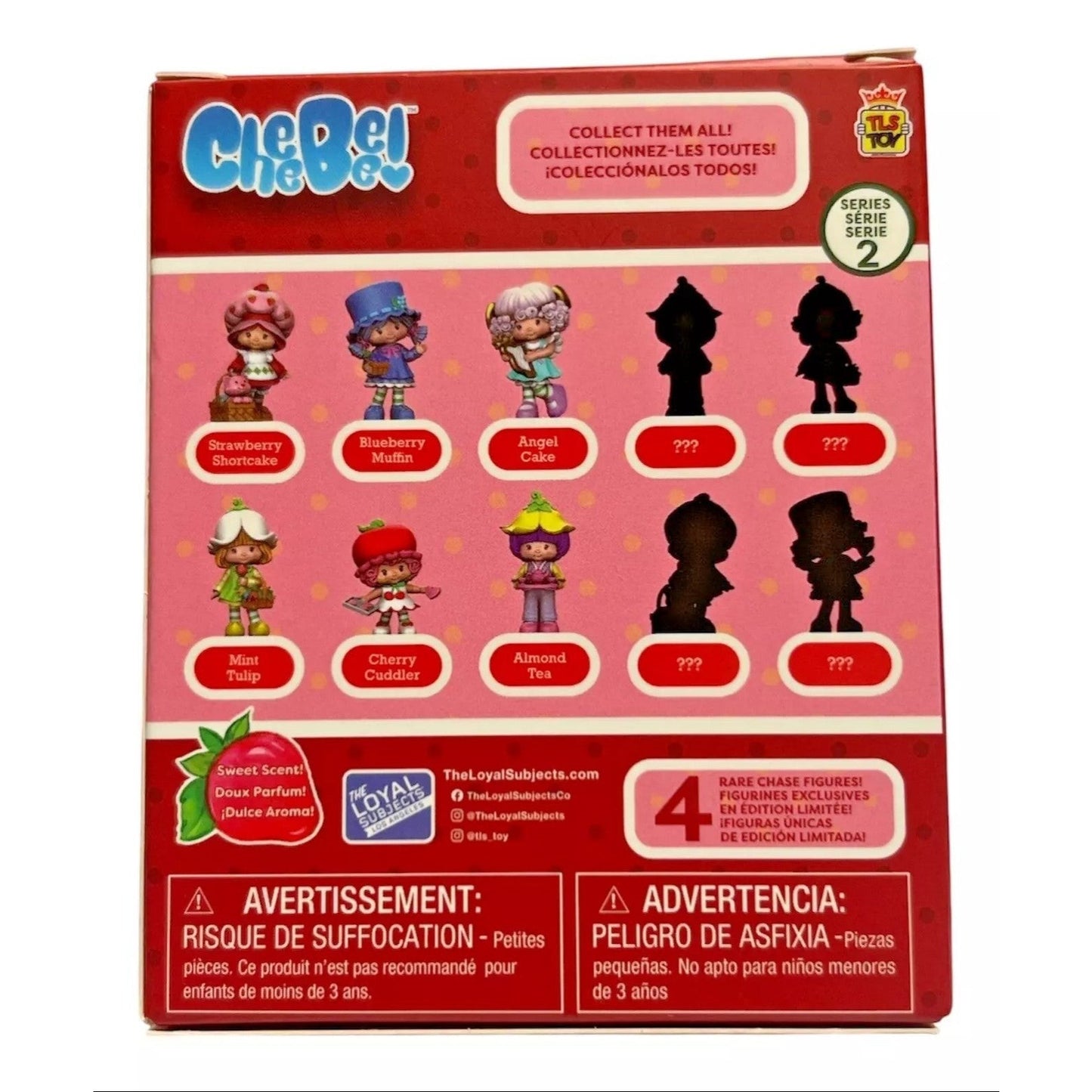 The Loyal Subjects Strawberry Shortcake Blueberry Muffin Chase Figure