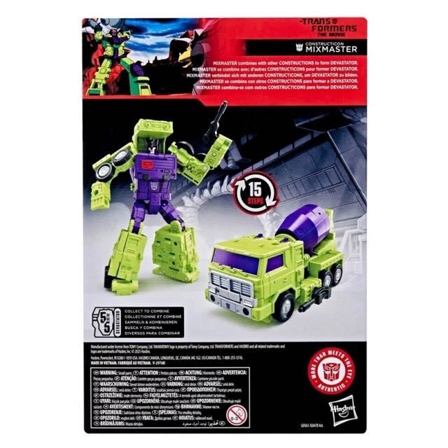 Transformers Studio Series 86 - Constructicon Mixmaster
