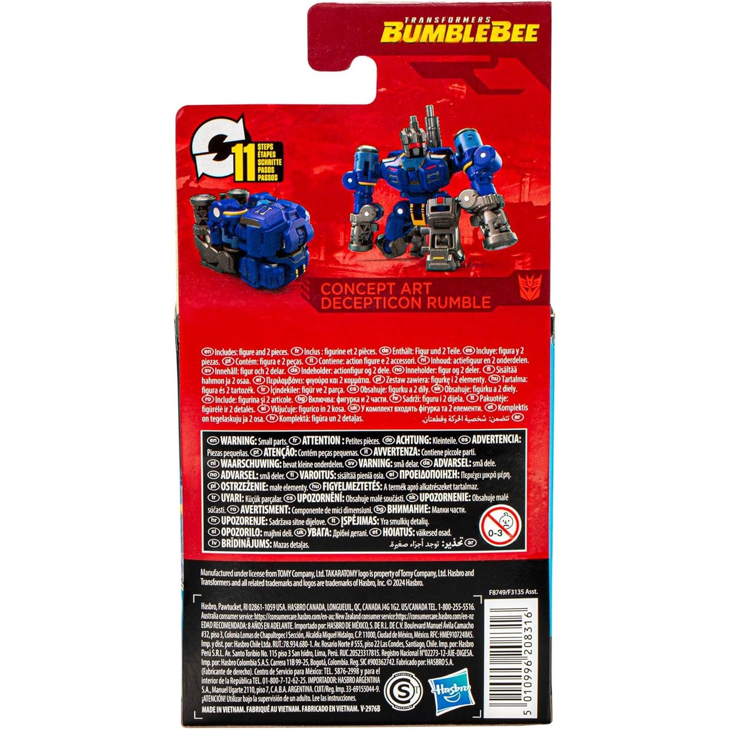 Transformers Studio Series Core Class Decepticon Rumble (Concept Art) - Bumblebee Movie
