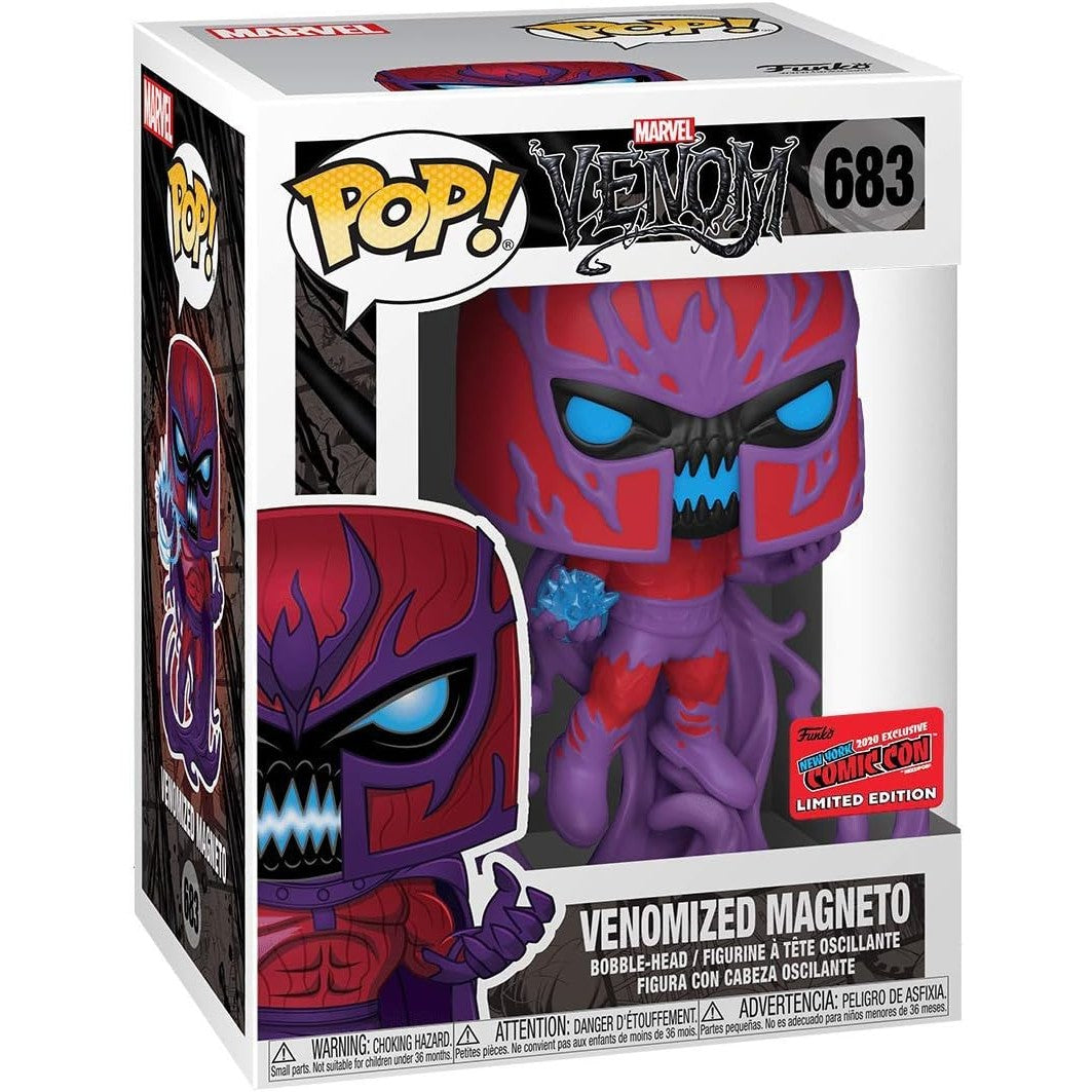Venom - Venomized Magneto 2020 Fall Convention Limited Edition #683 Funko Pop! With Protector