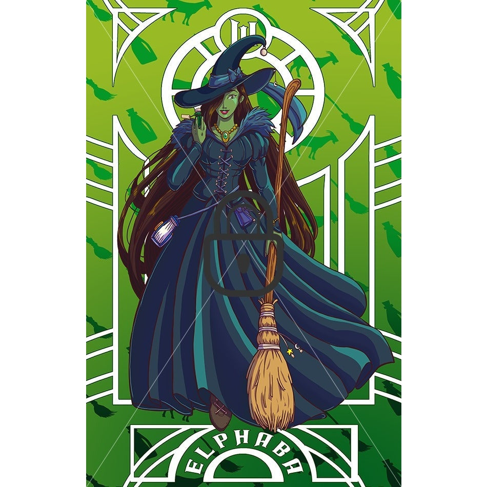 Wicked Elphaba Fan Art 11 x 17