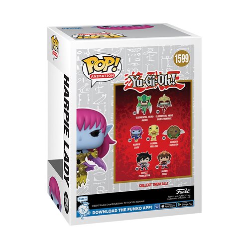 Funko Pop! Yu-Gi-Oh - Harpie Lady Chase #1599 With Protector